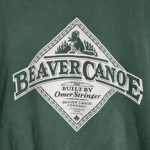 Beaver Canoe X Roots Oversized Crewneck Sweater - Picture 2 of 3